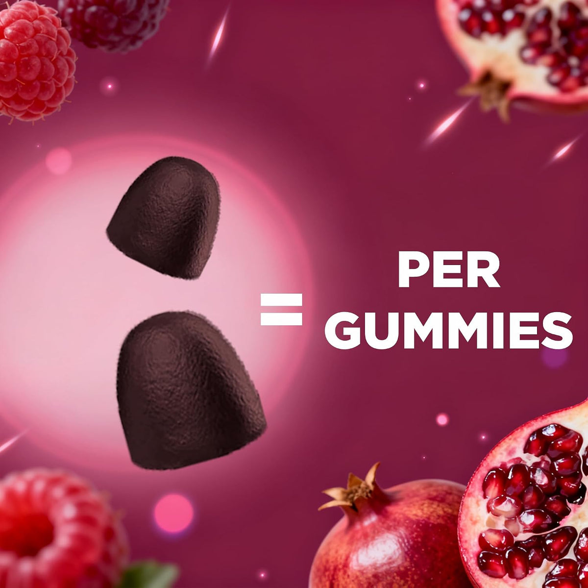 Vitamatic Beetroot Gummies with B6, B12, Grape Seed, Pomegranate & Nicotinamide - Vegan, Non-GM, 60 Count – Image 6
