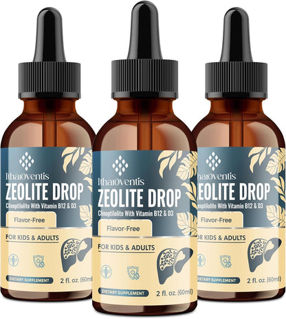 Itharoventis Zeolite Drops for Kids and – Promotes bone health: Vitamin D3 aids calcium absorption for strong – Image 8