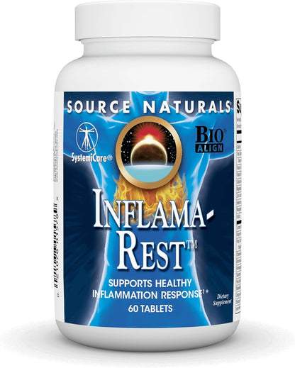 Source Naturals Inflama-Rest - Herbal & Mineral Blend with Turmeric, Boswellia, Ginger, Quercetin - Maximum Stress Relief & – Image 5