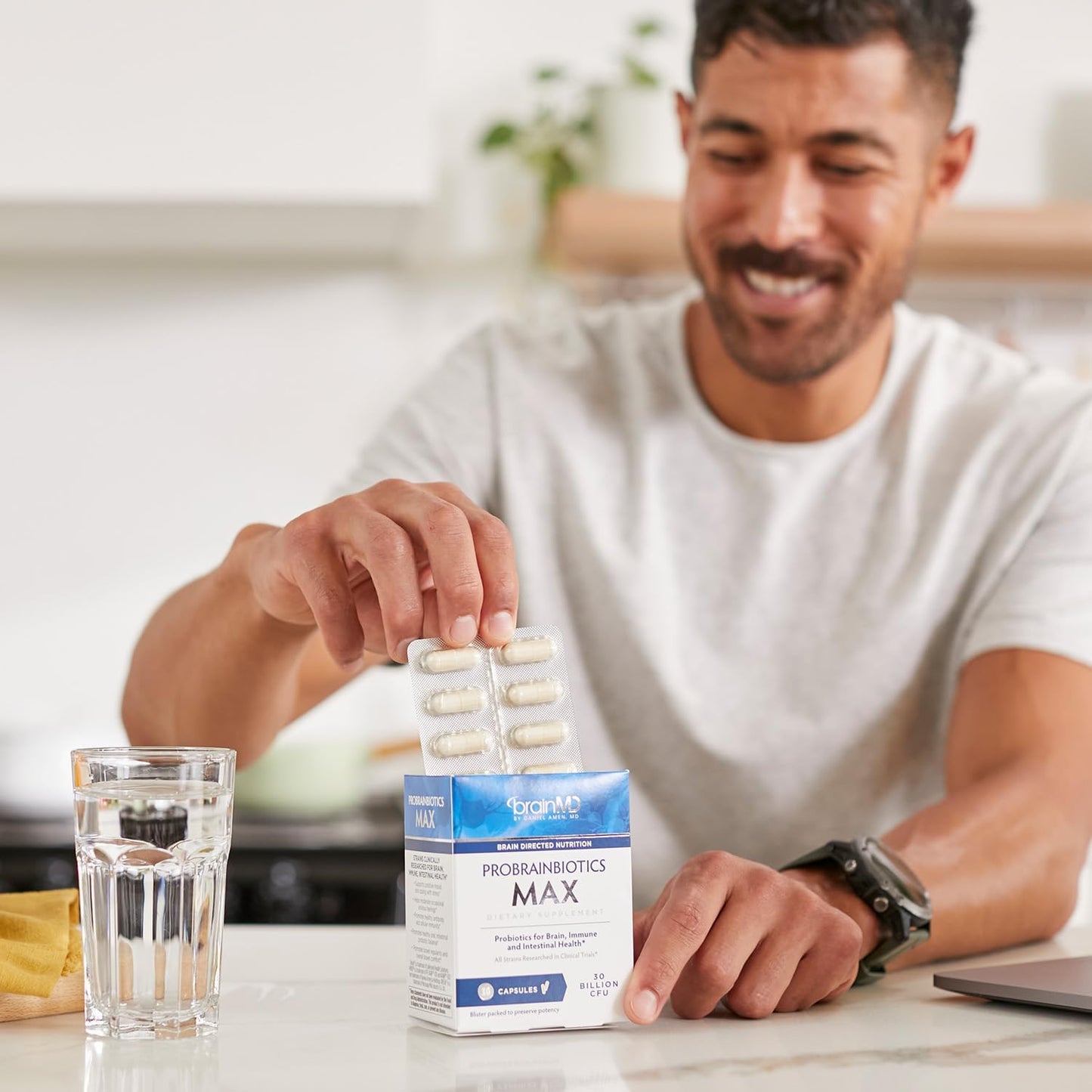 BRAINMD Dr. Amen ProBrainBiotics MAX - Probiotic for Brain, Gut & Immune Health - görsel 3