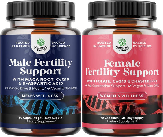 Fertility Supplements for Women's & Men – – Women's preparing for pregnancy and wanting to insure they’re getting – Image 1