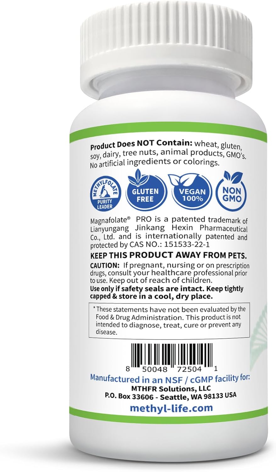 Methyl-Life® B-Methylated Chewable – 3 mg L-Methylfolate + Methyl B12 Sublingual Tablets (Methylcobalamin) | Active Folate & Vitamin B12 | Vegan, Non-GM, Gluten free - görsel 3