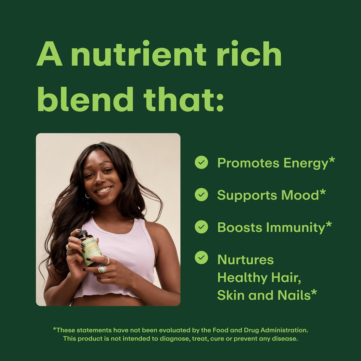 WellWithAll Women's's Multivitamin - Daily – Folate – Contributes to cardiovascular and cognitive health, and is – Image 6