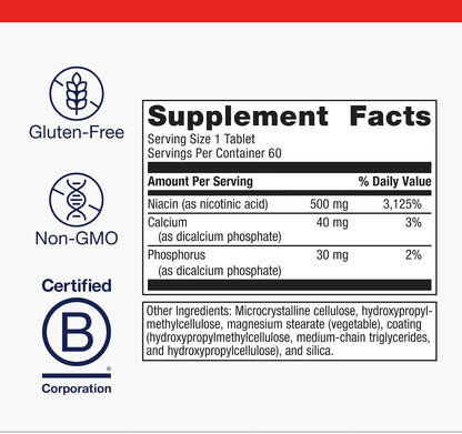 Metagenics Niatain Niacin B3 500 mg Sustained Release