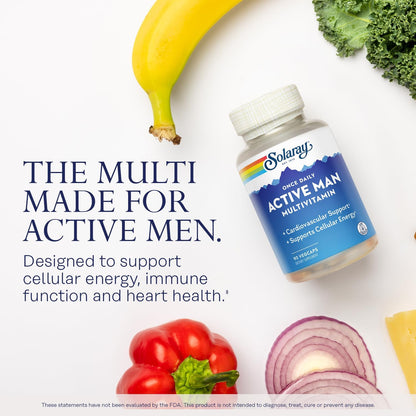 SOLARAY Once Daily Active Man Multivitamin - – Vitamin C: Plays a role in immune defence and antioxidant – Image 3