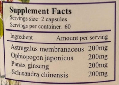 Chi's Enterprise Chi Energy 120 Capsules