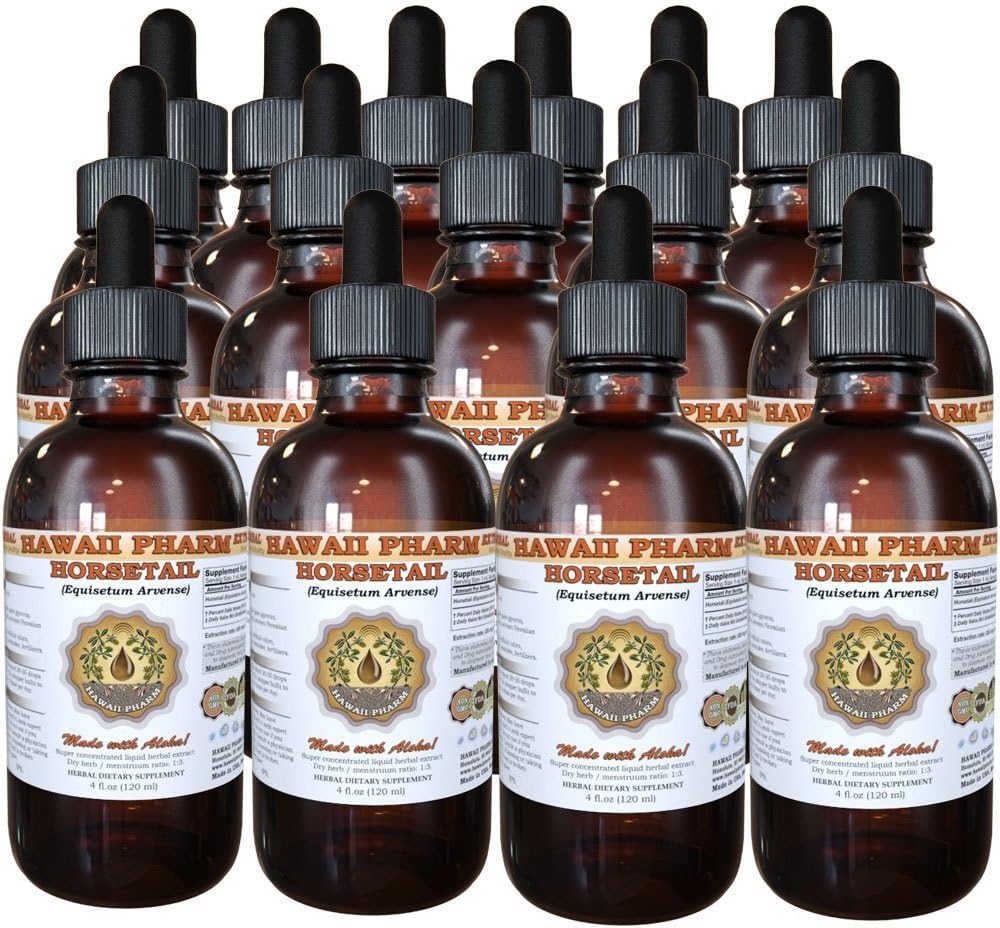 Hawaii Pharm Horsetail (Equisetum arvense) Liquid Extract 4x120mL - görsel 9