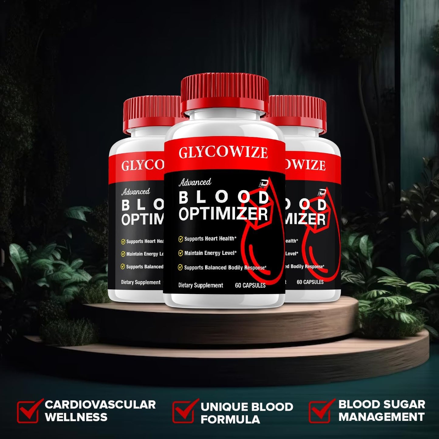 Glycowize Capsules – All Natural Dietary Supplement (5 Pack, 300 Capsules) - görsel 4