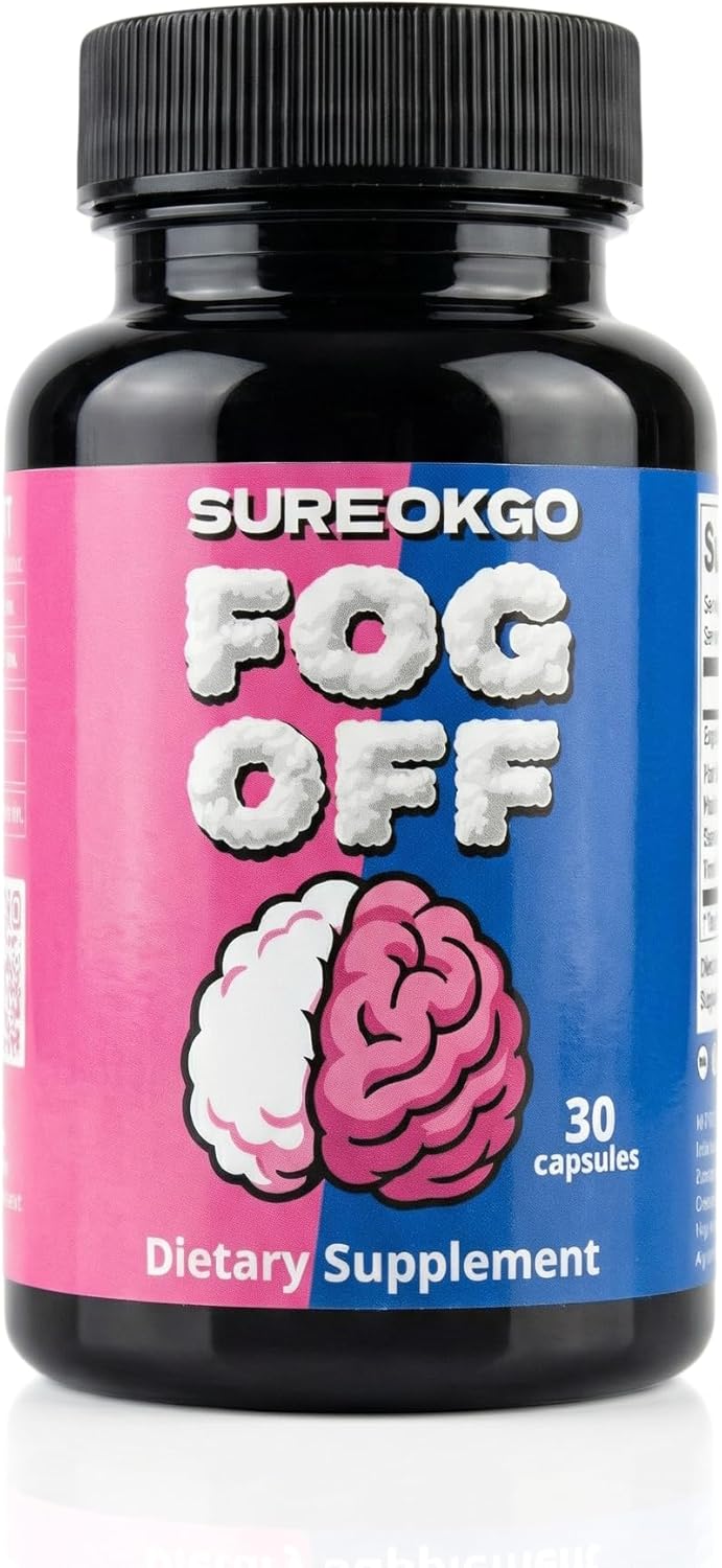 FOG OFF Brain Fog Supplement – Focus Pills – Sustained Mental Clarity: Helps reduce brain fog so you can tackle – Image 1