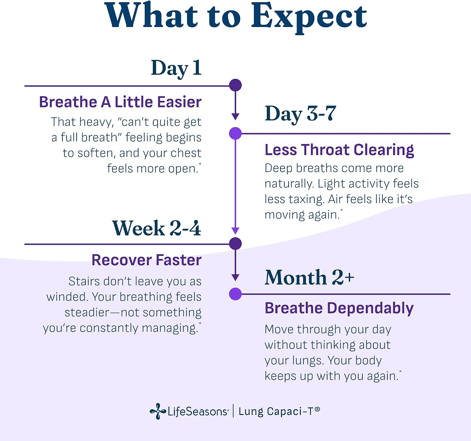 Lung Capaci-T - Respiratory Support Supplement - CoQ10, N-Acetyl Cysteine, Boswellia, Eucalyptus, Mullein, Green Tea, Nettle & Peppermint - Increases Oxygen Capacity & Reduces Mucus - 90 Capsules - görsel 4
