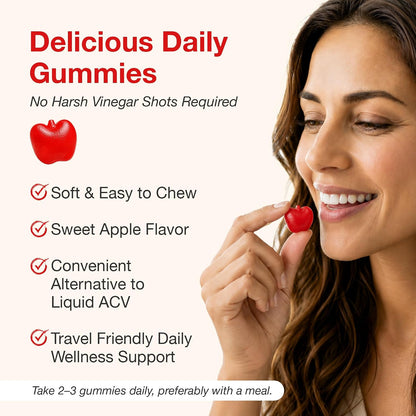 Apple Cider Vinegar Gummies - Support for – Iodine: Crucial for thyroid function and a healthy metabolism. It also – Image 3