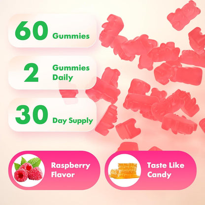 MEENCCD 2 Pack L-Methylfolate Gummies - – Homocysteine Metabolism: L-methylfolate may help maintain normal – Image 7