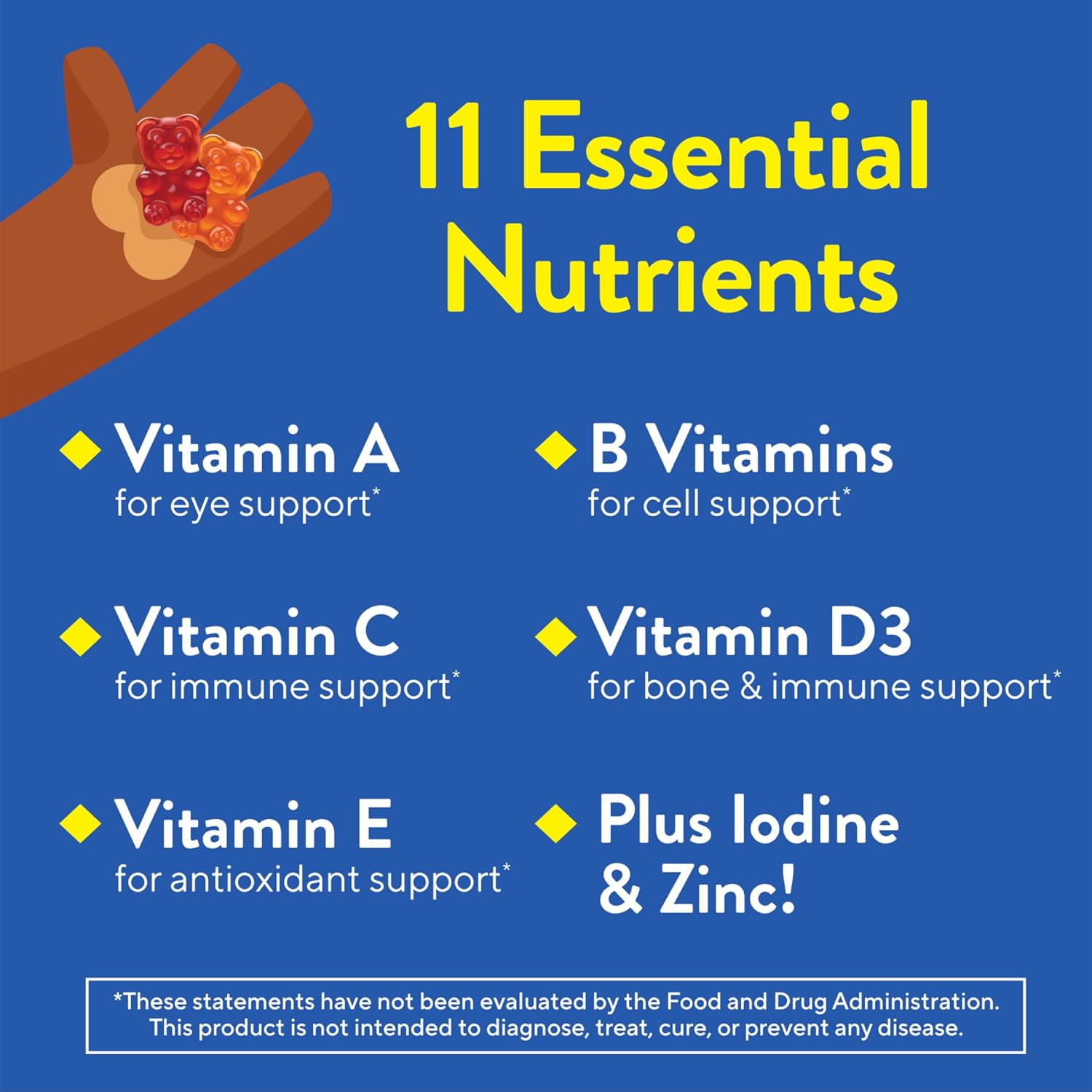 L'il Critters Kids Multivitamin Gummies, 70 Count - görsel 3