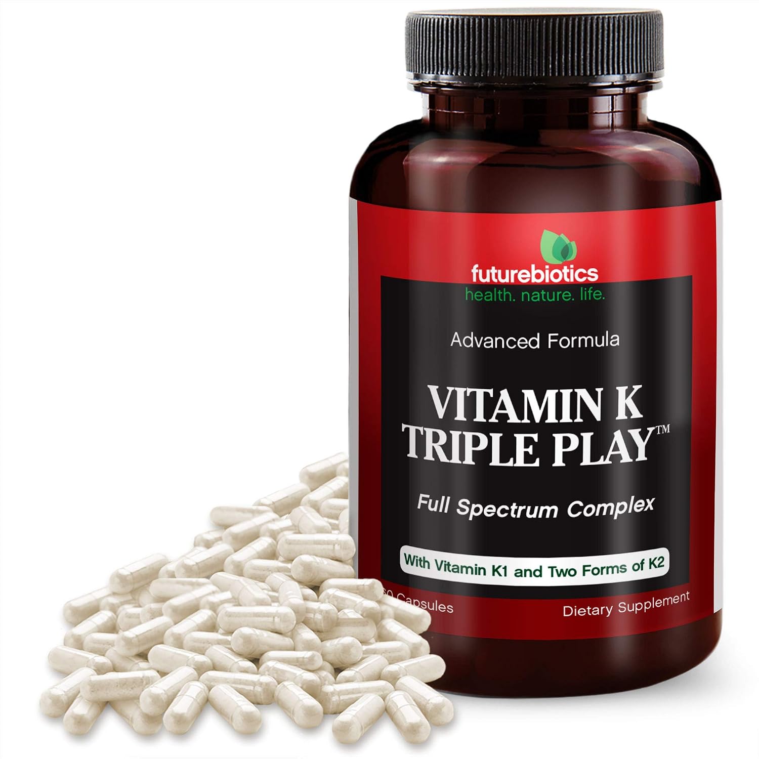 Vitamin K Triple Play - 60 Capsules - görsel 1