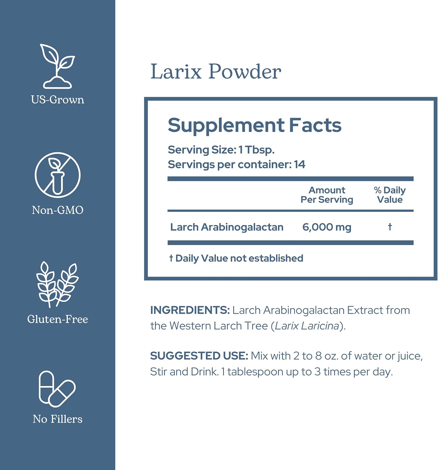 Eclectic Herb Organic Larix Powder - Immune & Gut Health Support (85 g) - görsel 2
