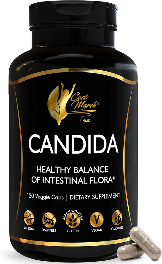 Cocó March N.M.D Candida Cleanse – 30 Day – Experience occasional digestive discomfort like gas, bloating, or – Image 1