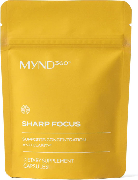 Nu Skin MYND360 Sharp Focus | 60 Capsules | – Supports memory, focus, and mental clarity – Image 1