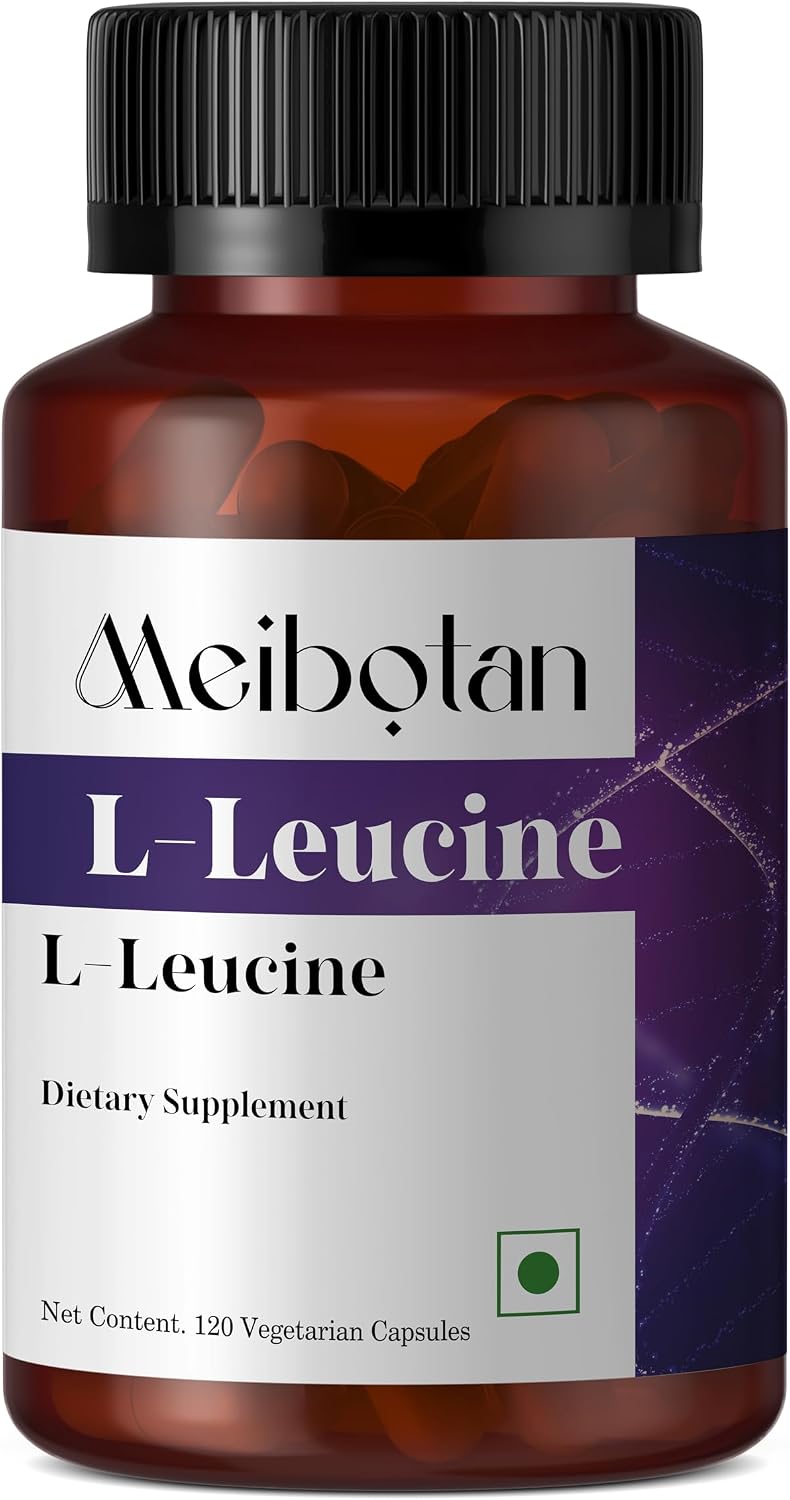 100% Pure L-Leucine 2000mg – Non-GM, Vegan – 120 Vegetarian Capsules - görsel 2
