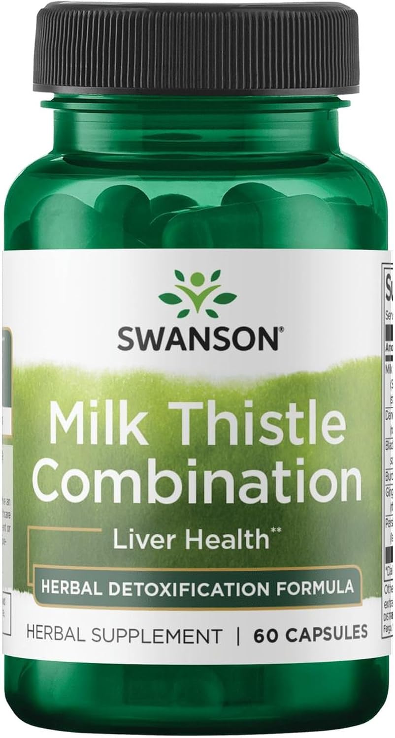 Swanson Milk Thistle Combination 60 Capsules - görsel 1