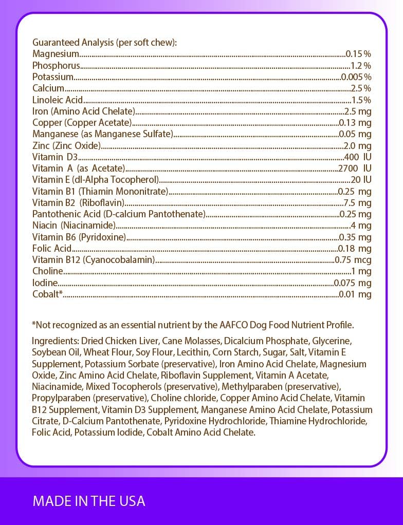 Healthy Breeds Tibetan Terrier Multivitamin Soft Chew for Dogs 180 Count - görsel 2