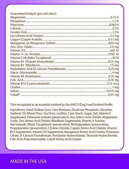 Healthy Breeds Tibetan Terrier Multivitamin Soft Chew for Dogs 180 Count