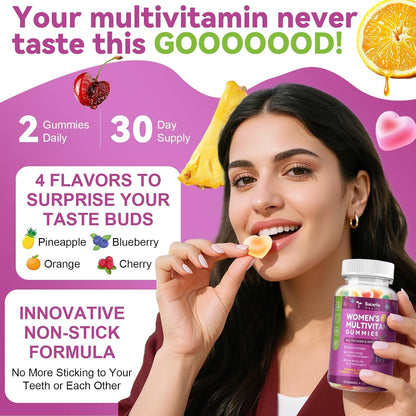 Totaria Sugar-free Women's's Multivitamin – Iron: Essential for red blood cell formation and oxygen transport, – Image 7