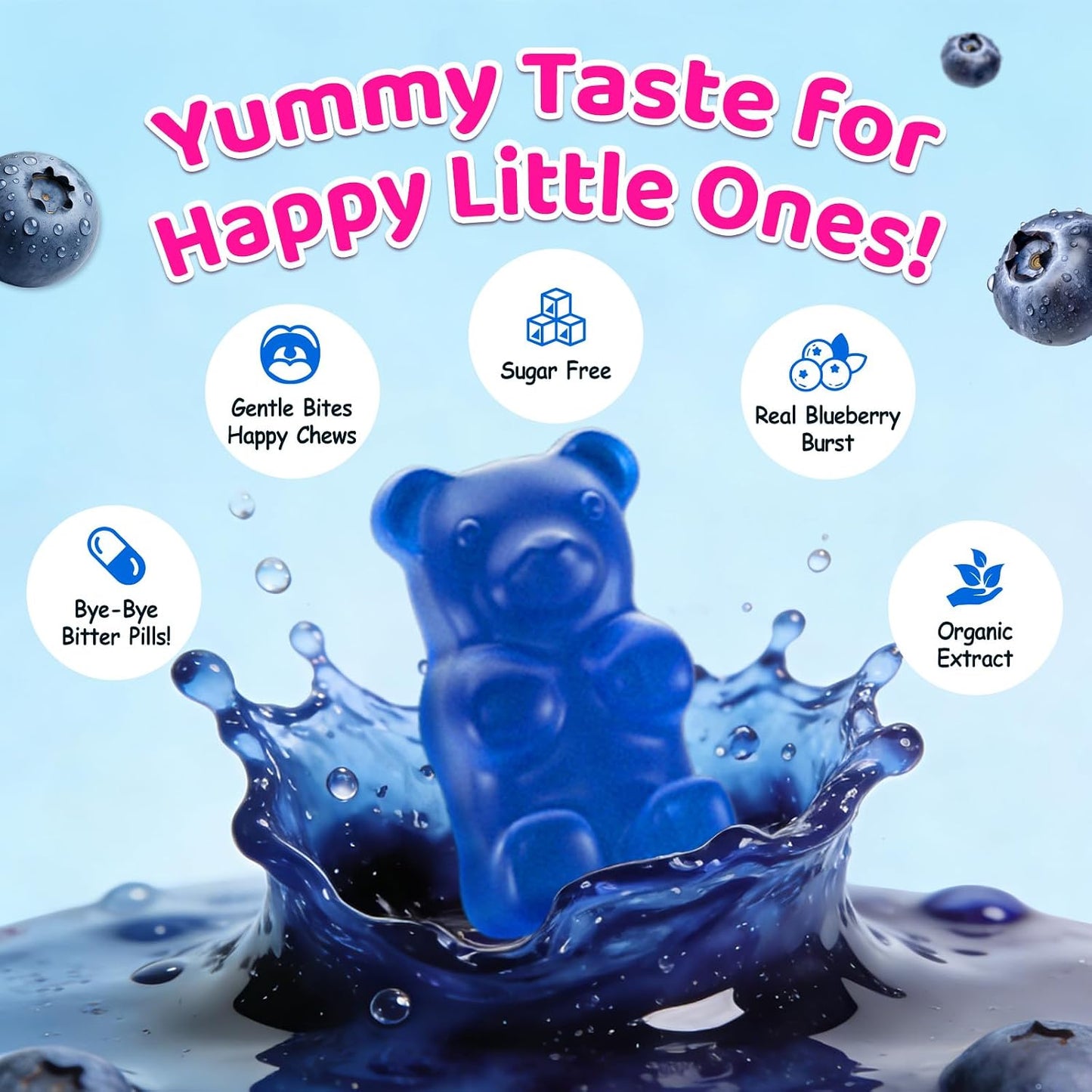 Kids Methylated Multivitamin - MTHFR Support, L-Methylfolate & B12, 13 Vitamins, Vegan Omega-3, Probiotics & Elderberry - görsel 8