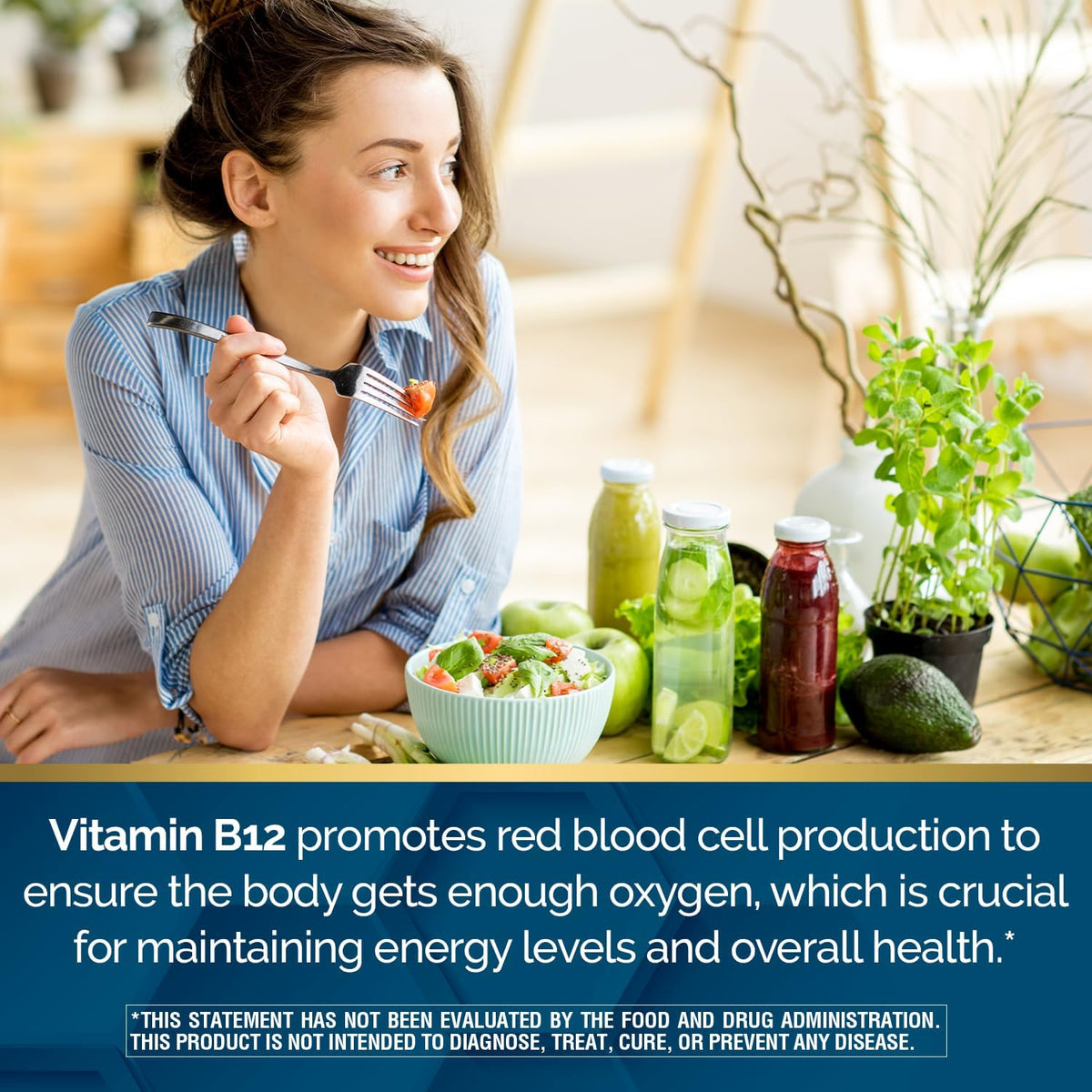 Nature's Wonder Vitamin B12 1000 mcg – Promotes brain health and nervous system function* – Image 3