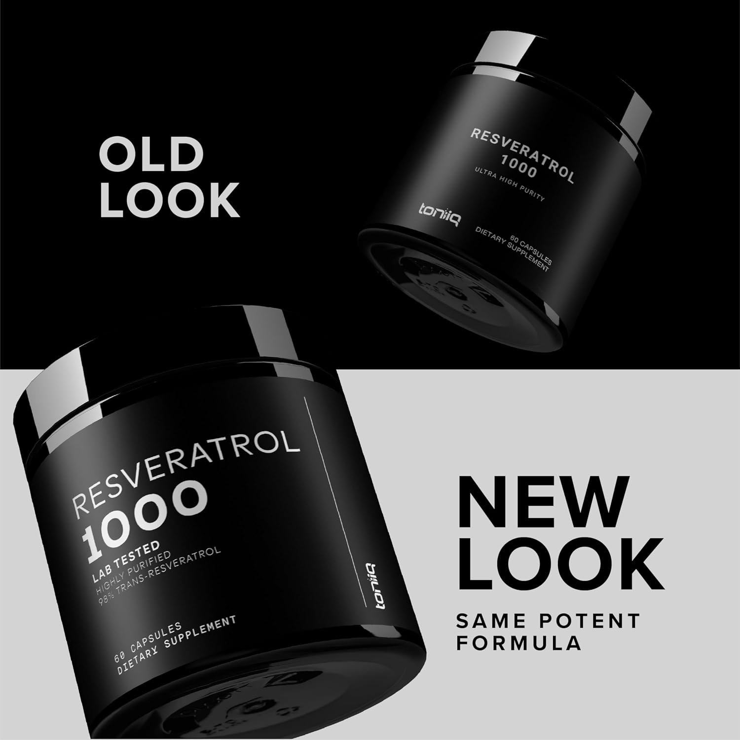 Toniiq Ultra High Potency Trans Resveratrol 1000mg – 98% Pure – 60 Capsules - görsel 4