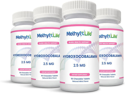 Methyl-Life Hydroxy B12 Sublingual Tablets – – No artificial colors, soy, or dairy – Image 5