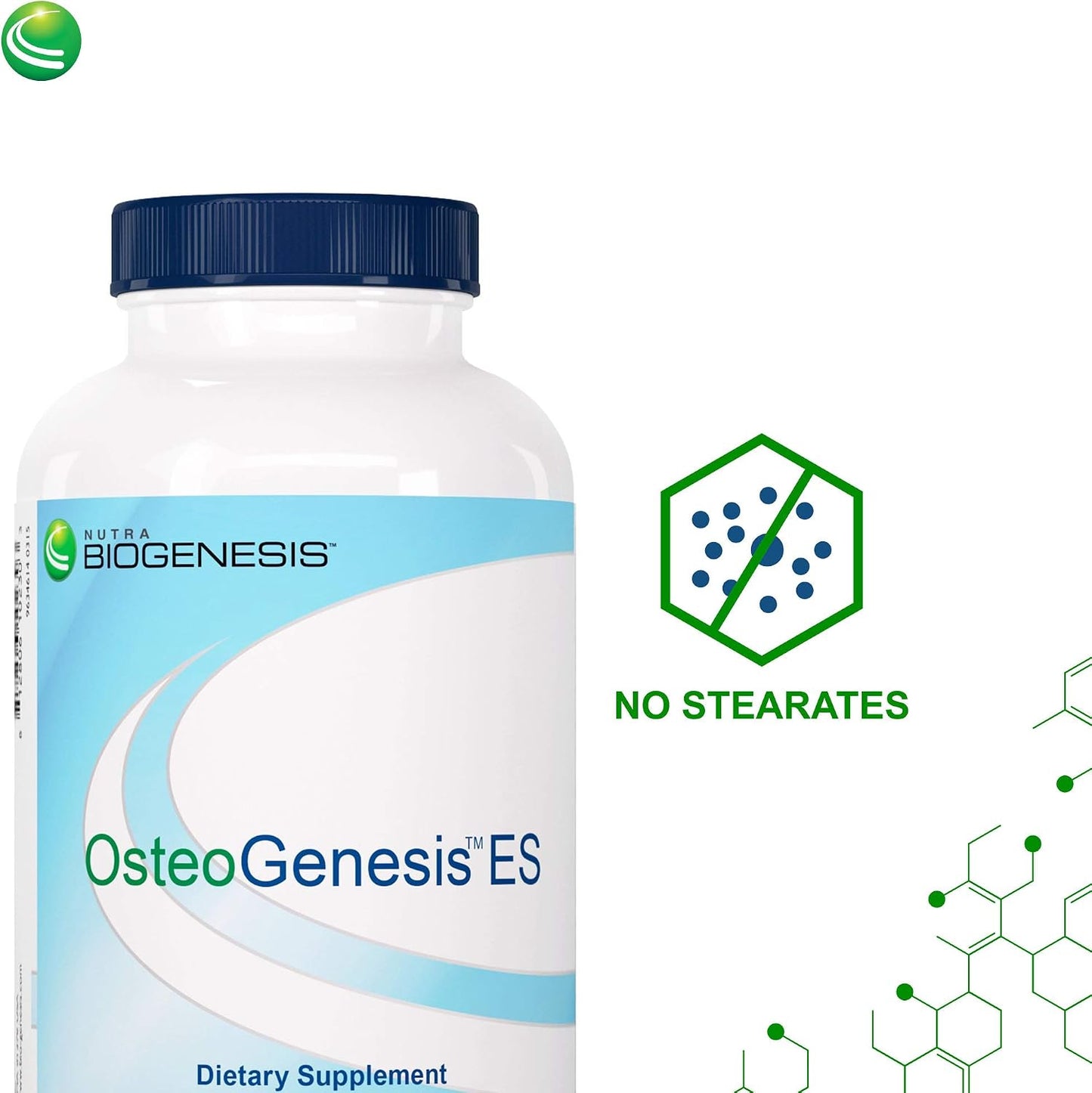 Nutra BioGenesis Osteogenesis - Bone Health Supplement with Vitamin D3, K2, Calcium, Magnesium, Zinc, Boron & Silica - 240 Veggie Capsules - görsel 4