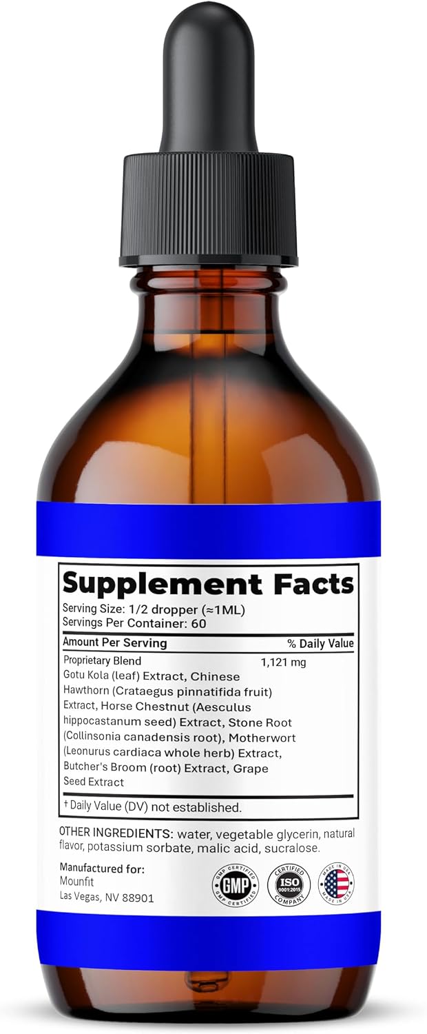 (5 Pack) Mounfit Drops, All Natural Formula, Mounfit Liquid Supplement Maximum Strength, Official Vitamin Extract for Men – Image 6