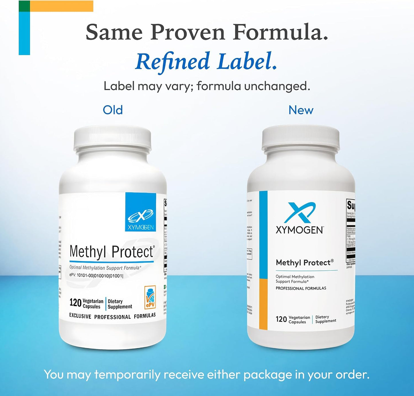 XYMOGEN Methyl Protect - Activated B Vitamin Supplement with 5-MTHF, B12, B6, B2 - Cardiovascular & Neurological Support - 120 Capsules - görsel 3