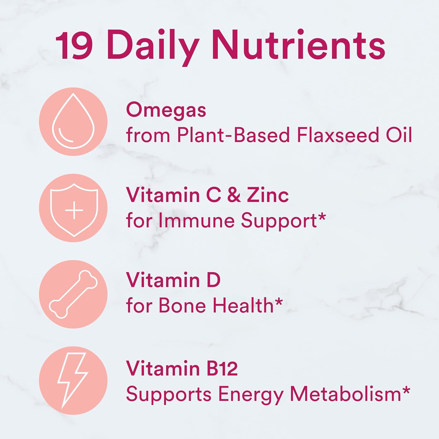 SmartyPants Women's Sugar free Multivitamin Gummies with Omega-3, 60 Gummies - görsel 4