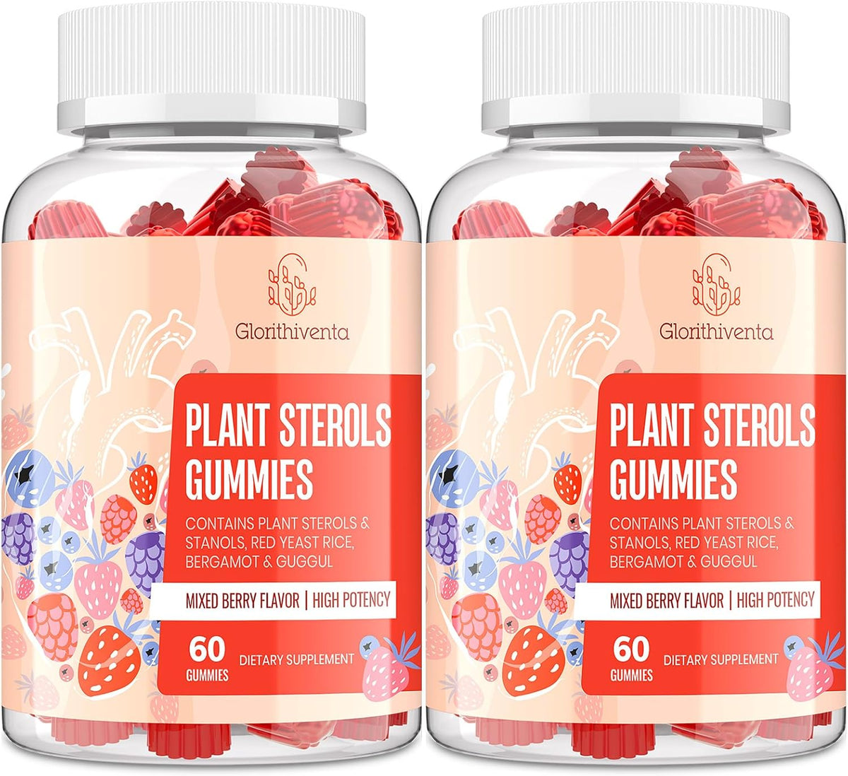 Cholesterol Support Gummy Complex with Plant – Plant Sterols & Stanols: These plant-derived compounds compete with – Image 9