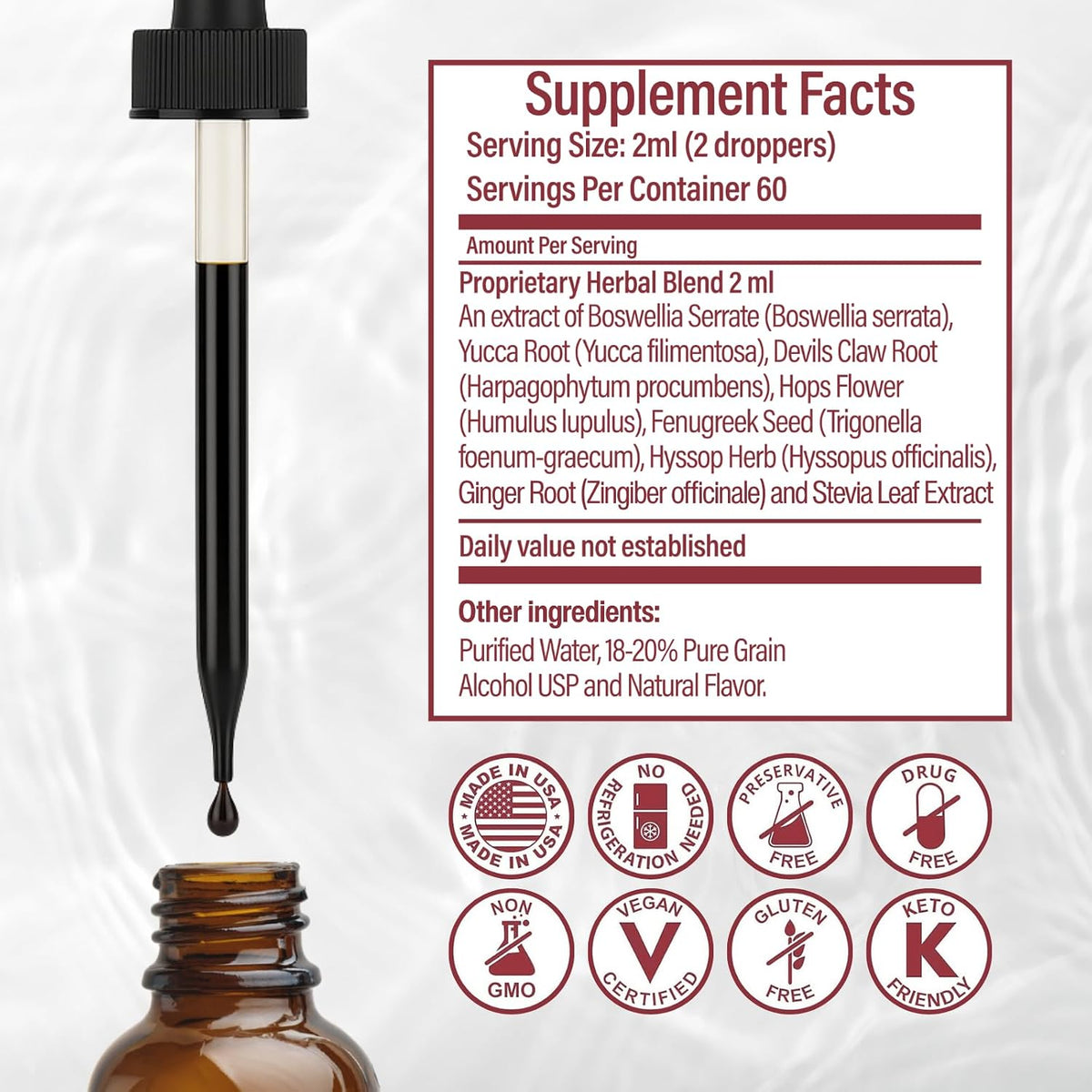 SeaTox Joint + Muscle Liquid Support - – Vitamins, Minerals & Trace Minerals: A comprehensive blend to support – Image 5