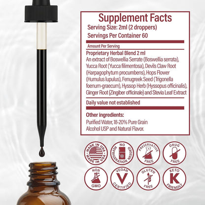 SeaTox Joint + Muscle Liquid Support - – Vitamins, Minerals & Trace Minerals: A comprehensive blend to support – Image 5