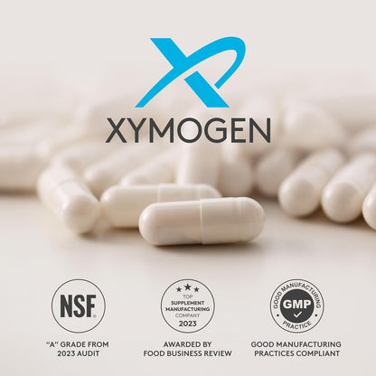 XYMOGEN 5-MTHF ES - Bioactive Folate Supplement - 17,000 mcg (as Quatrefolic) - 60 Capsules