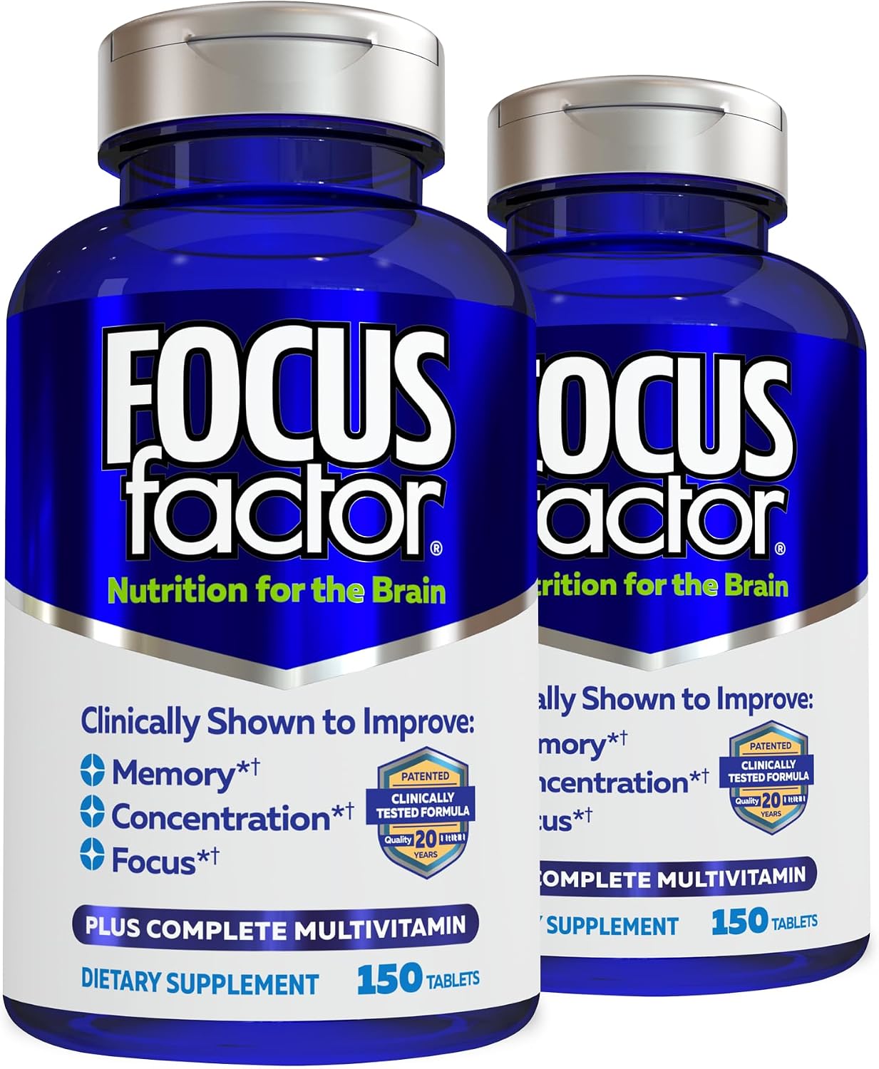 Focussed Factor Nutrition for The Brain – Memory & Concentration Supplement, 150 Tablets - görsel 7