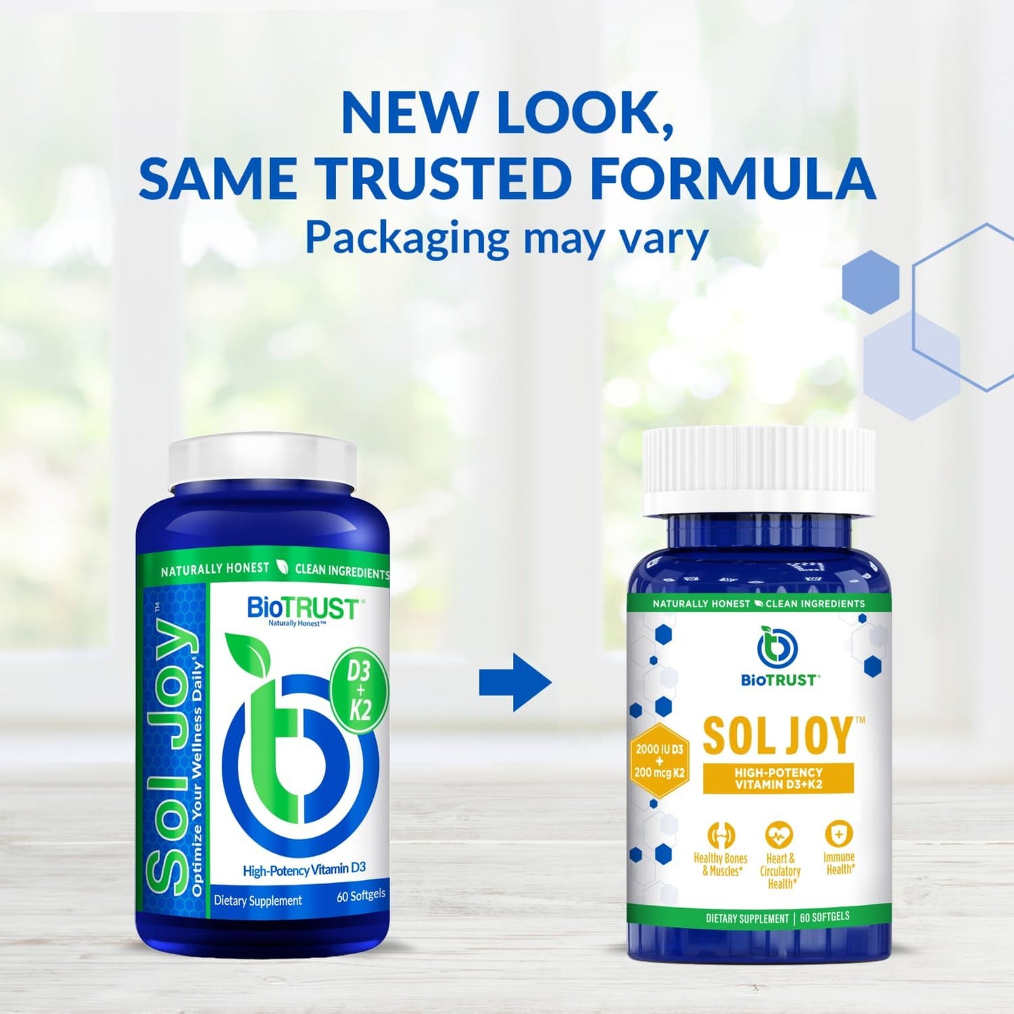 BioTrust Sol Joy, High-Potency Vitamin D3 K2 – High Potency (50 mcg) - görsel 2