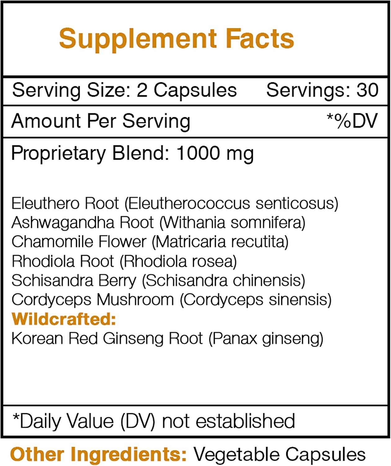 Secrets of the Tribe Desert Serenity – Adaptogen Stress-Free Herbal Supplement (60 Capsules) - görsel 3