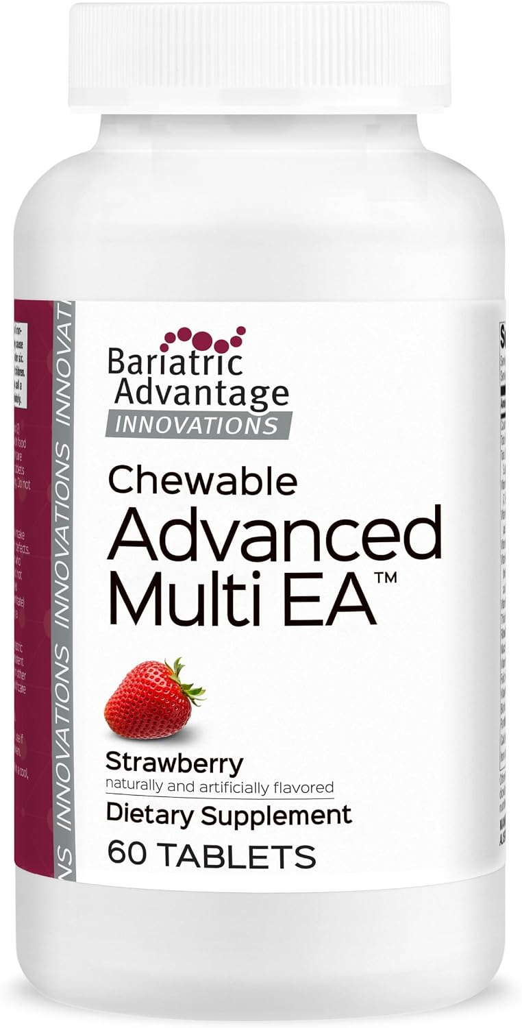 Bariatric Advantage Chewable Advanced Multi EA – High Potency Multivitamin with Iron, Mixed Fruit, 60 Count - görsel 8