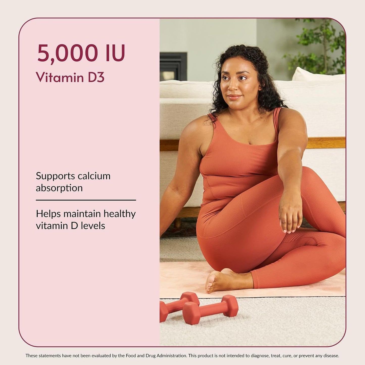 Bariatric Advantage Vitamin D3 5,000 IU – Water-Miscible Bariatric Vitamin D Capsules – Bone Health Support – 180 Capsules - görsel 5