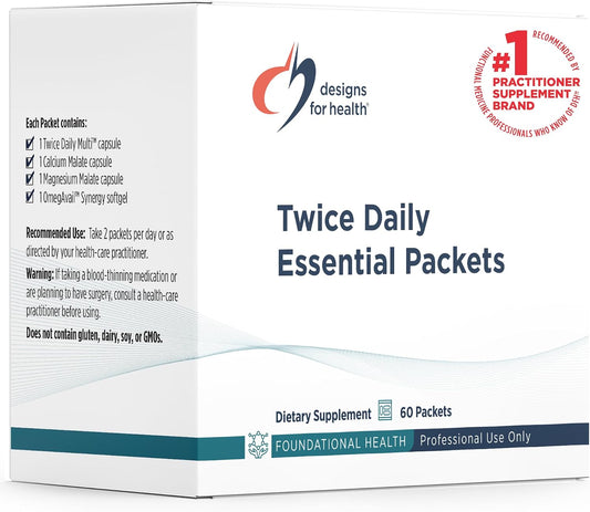 Designs for Health Twice Daily Essential – Immune support: Vitamin D and zinc are included to help maintain normal – Image 1