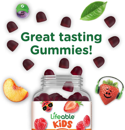 Lifeable Kids Multivitamin with Iron Gummies – 90 Count – Image 6