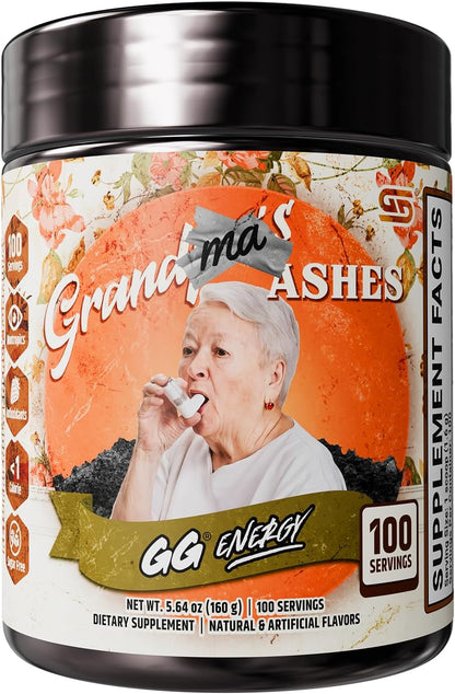 Gamer Supps GG Energy – Grandma's Ashes by Goons (100 Servings) – Keto-Friendly Gaming Energy and Nootropic Blend – Image 1