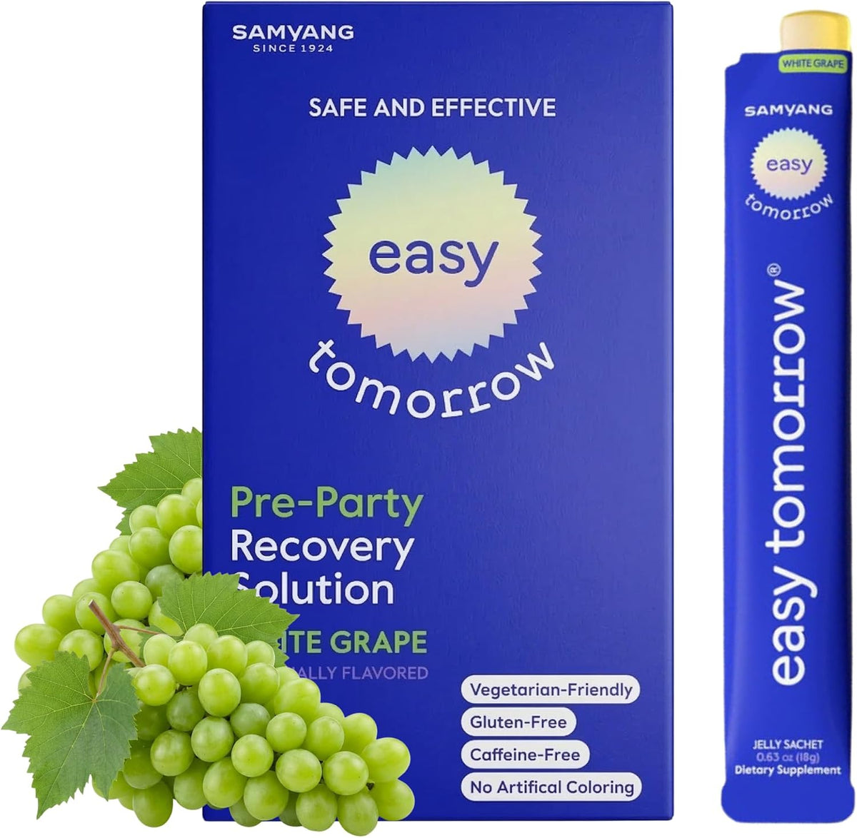 EASY TOMORROW - Natural Energy & Morning Vitality Jelly Stick - Daily Korean Skin Health Supplement & After Drinking Support – Image 10