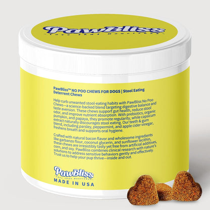No Poo Chews for Dogs – Stop Stool Eating – Coprophagia Deterrent: Natural capsicum extract alters the taste of – Image 9