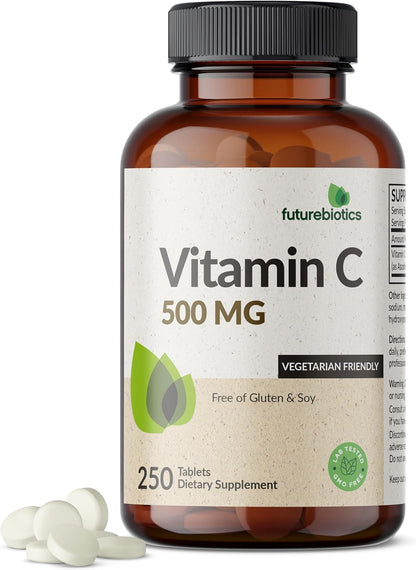 Futurebiotics Vitamin C 500mg Non-GM, 250 Tablets