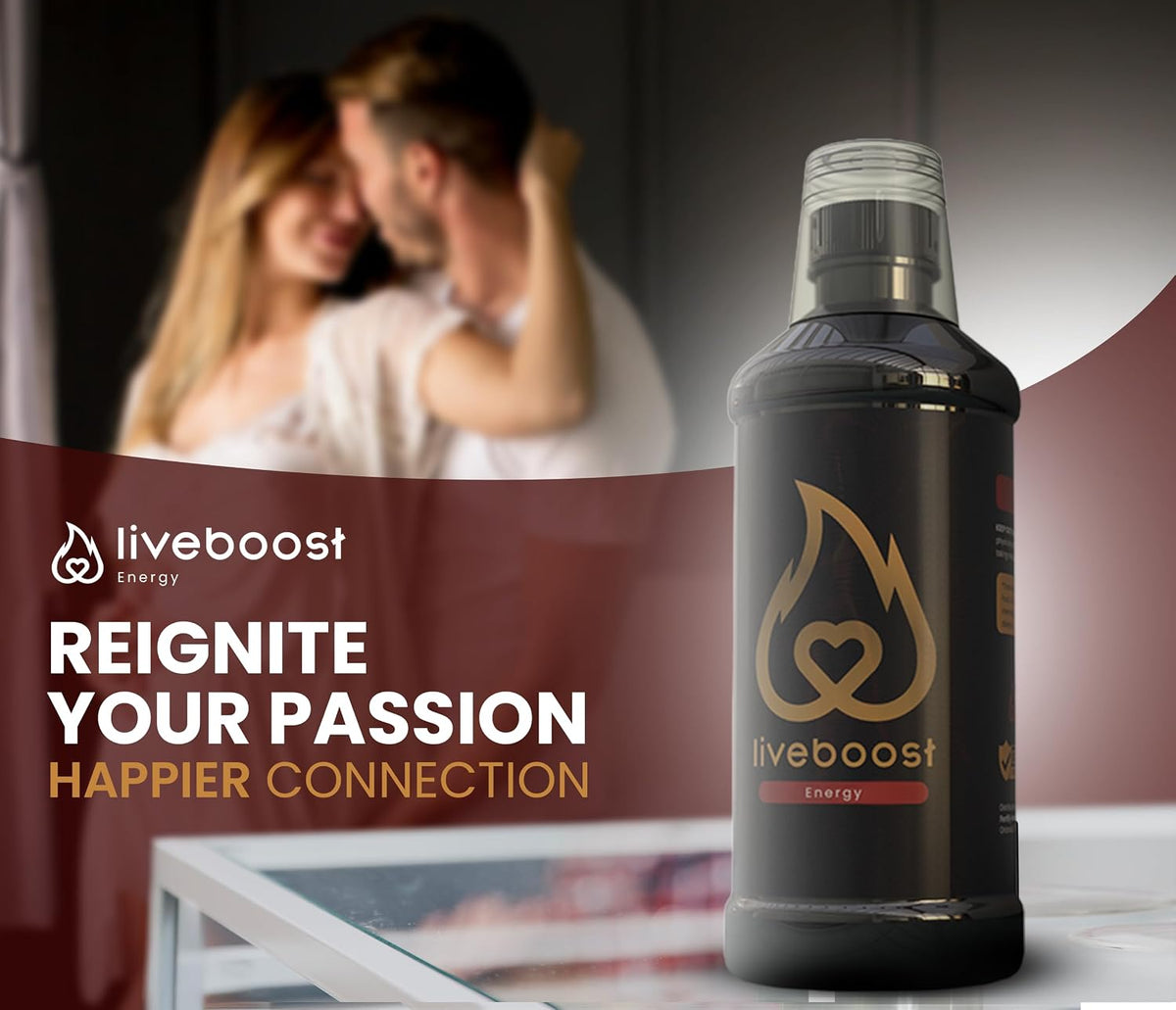 LIVEBOOST Fast Acting Liquid Supplement for Men and Women's - Natural Ingredients, Supports Energy and Circulation, 480ml – Image 5